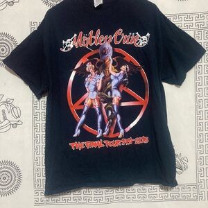 Motley Crue ‘The Final Tour’ Pentagram Band Shirt // Metal